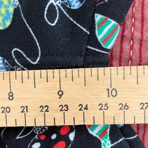 Just Cozy Womens size XS / Small thick fleece colorful festive garland Leggings - Picture 8 of 15